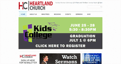 Desktop Screenshot of heartlandworship.com